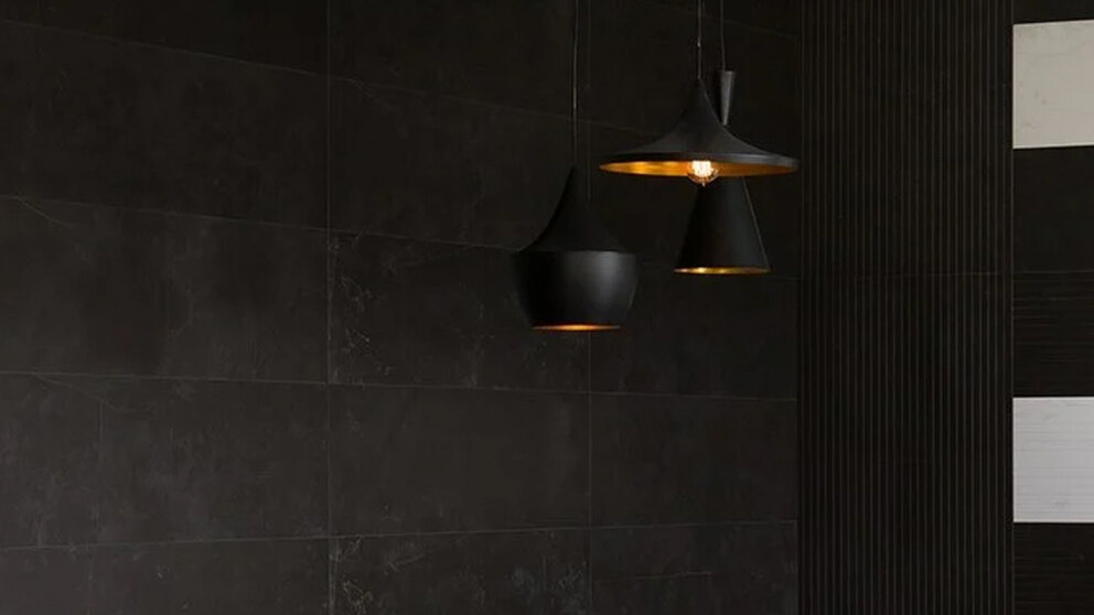 Venis / Porcelanosa Magma Black tegels